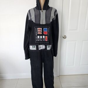 Star Wars Darth Vader Hooded Star Wars  Zipup Hoodle Coveralls